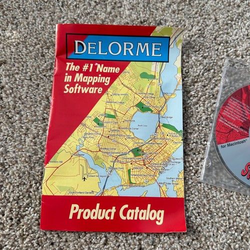 Delorme Street Atlas USA 4.0 CD-ROM for Macintosh V4.0M MAC 84300 1996 + Booklet - Bild 2 von 7