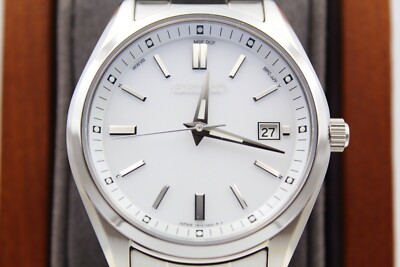 SEIKO SBTM317 Seiko Selection White Solar Atomic Radio Men's Watch