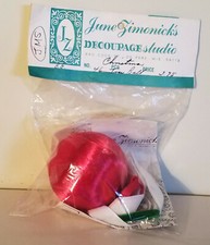 JUNE ZIMONICK STUDIO VINTAGE NEW, UNOPENED "CHRISTMAS TREE BALL" ORNAMENT KIT 