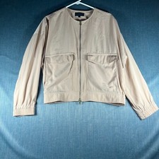 J.Crew Womens Collarless Bomber Jacket Small ...