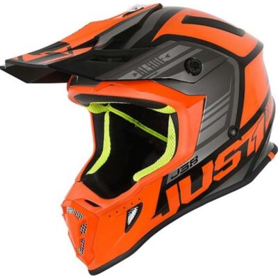 JUST1 J-38 Blade Cross Enduro Helm Thermoplastik Doppel-D-Ring S