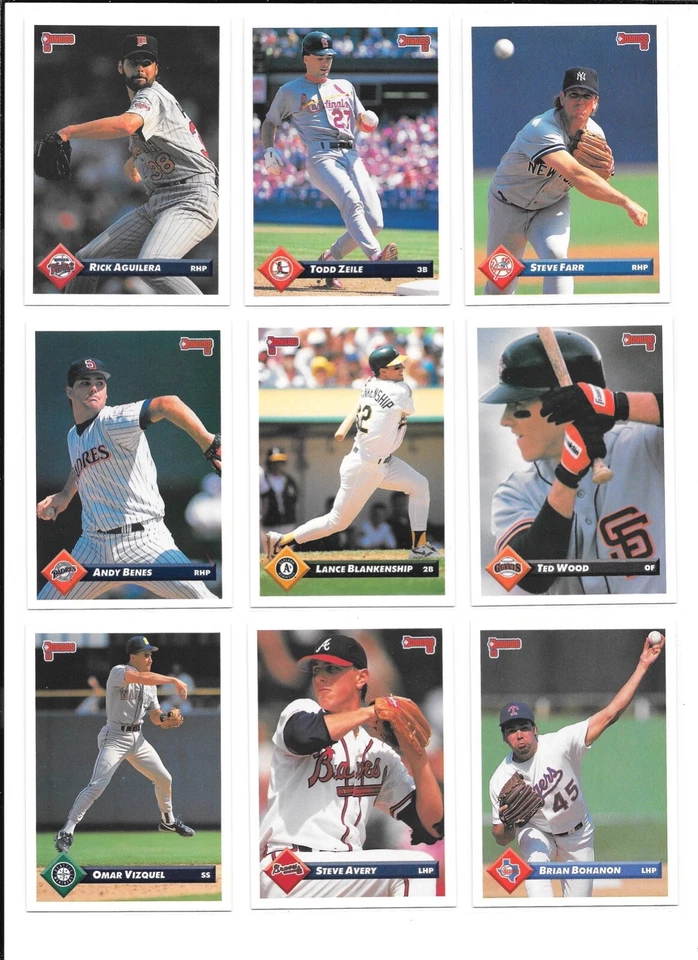 1993 Donruss Baseball Trading Cards / Choose #s 1 - 200 / FREE SHIPPING / mb46 - Image 3 of 4