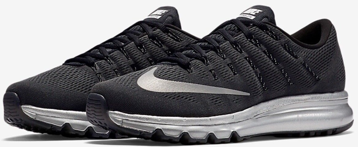 ナイキエアマックス2016 Nike Air Max 2016 Premium Black Reflect Silver for Sale