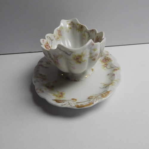 Haviland &Co Limoges Gravy Boat W/Attached Under Plate Princess Pattern France - Picture 5 of 9