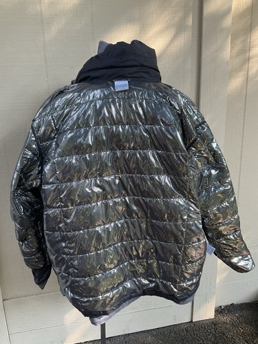 Columbia OmniTech 2pc Men's 4X Gray Interchange Jacket Coat Hood Waterproof - Picture 7 of 7