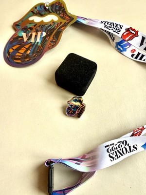 Sixty Tour The Rolling Stones VIP Pass plus Anstecker 