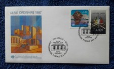 United Nations UN 1987 FDC Series Ordinaire Geneva EST