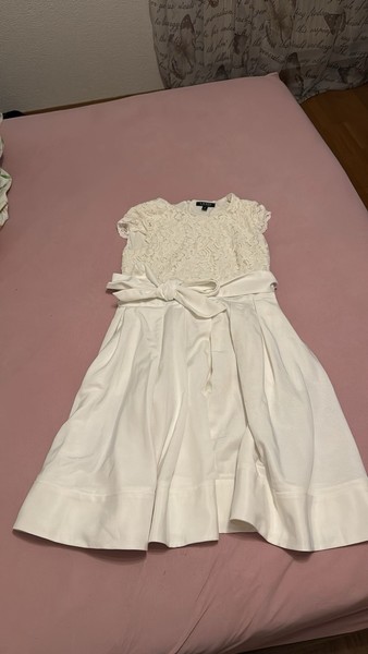 Lauren Ralph Lauren White Dress Civil Wedding Bridal Size US 10 EU 40
