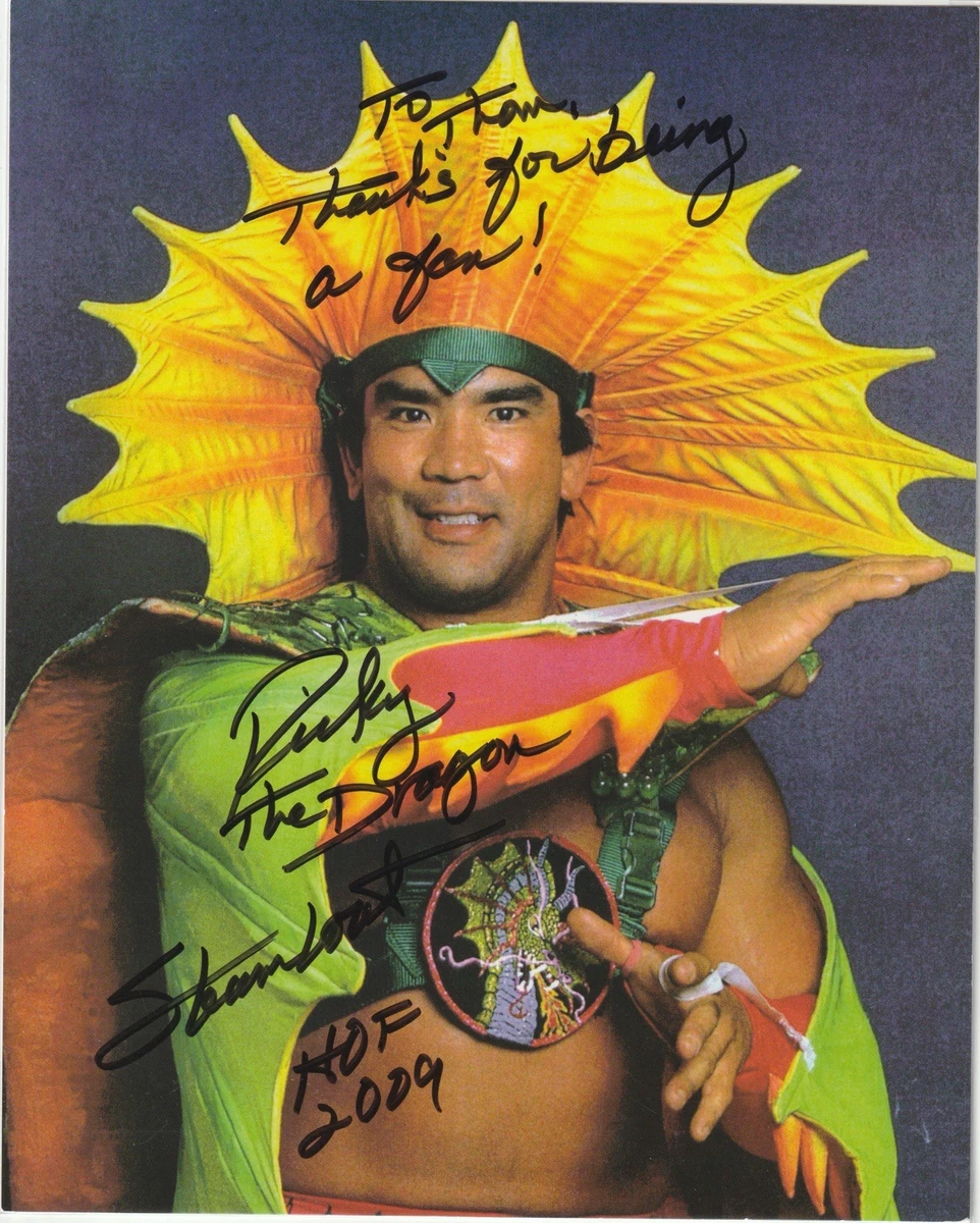 Ricky Steamboat WWE Wrestling Original Autographed Items for sale