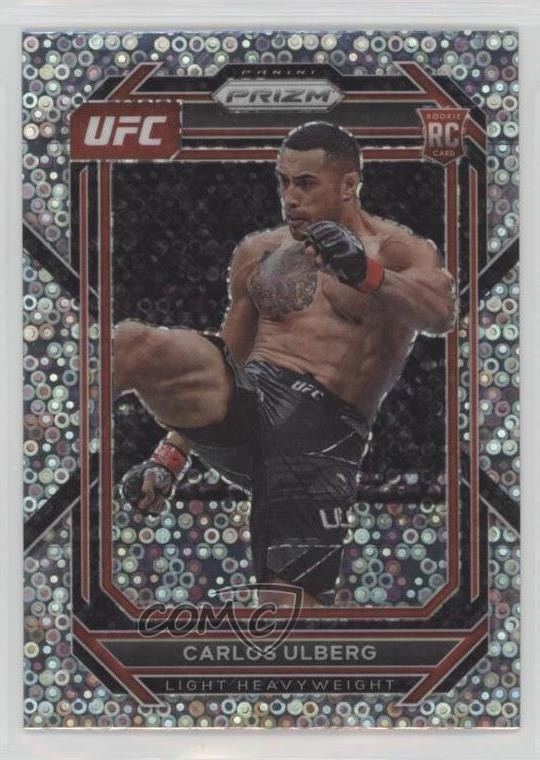 2023 Panini Prizm UFC Under Card Prizm Carlos Ulberg #134 Rookie RC 0b1f