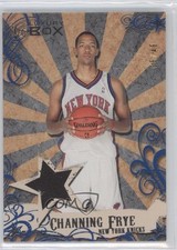 2006-07 Topps Luxury Box Mezzanine Relics Blue 6/49 Channing Frye #MR-CF 0a1