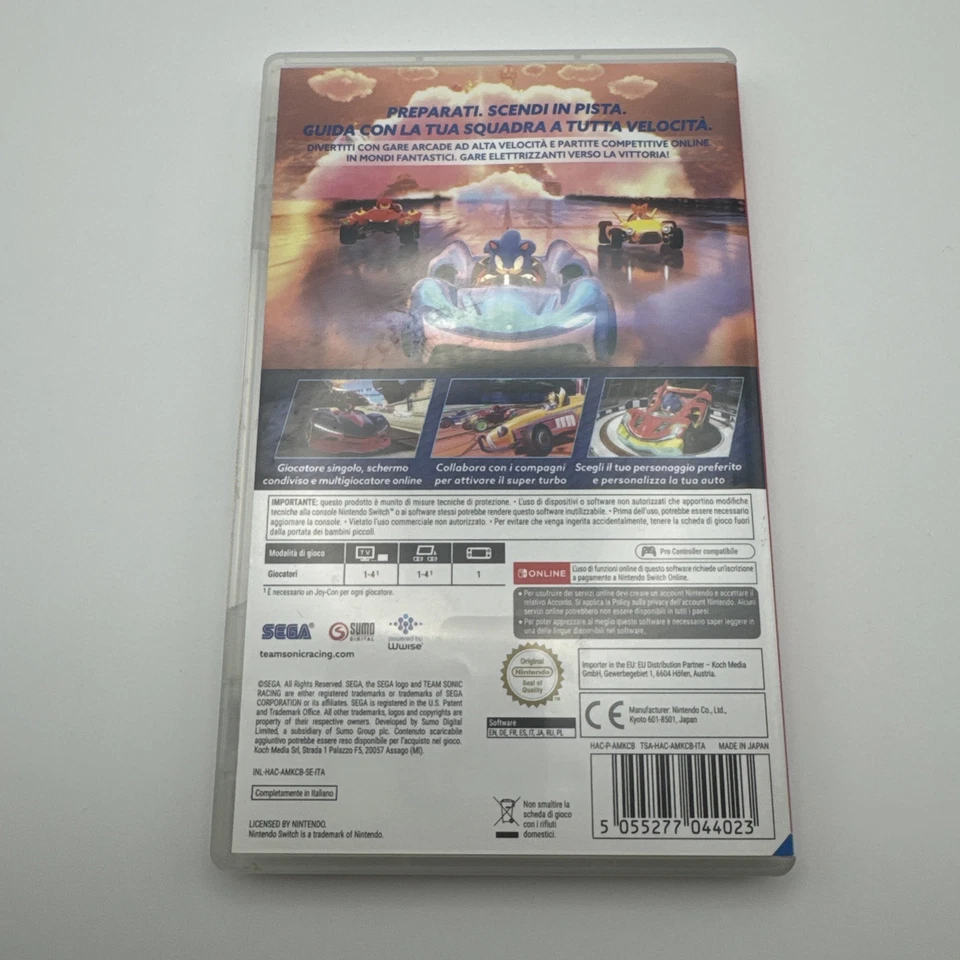 TEAM SONIC RACING - NINTENDO SWITCH, foto 3 di 3