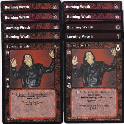 Burning Wrath x10 3rd Ed FN LoB SW DS Jyhad VTES