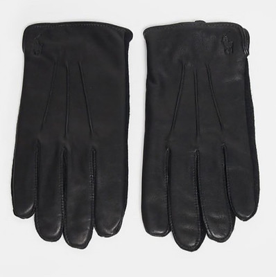 Polo Ralph Lauren Hybrid Thinsulate Touchscreen Lederhandschuhe Gr. Large UVP 105£