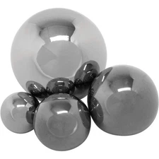 Constructive Playthings Sensory Reflective Balls, Silver (Set of 4)