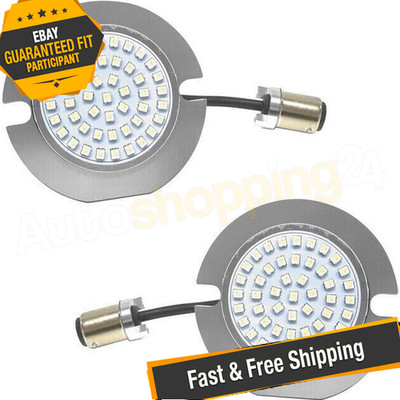 Letric Lighting LLC-FLI-7WAS Flat Switchback 3'' Front Turn Signal Inserts