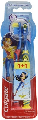 Colgate Oral Care Kids Toothbrush Ages 6+ (2 1 stück (2er Pack), Mehrfarbig 