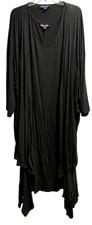 Roamans Jacket Dress Set Size 3X 30/32 Black ...