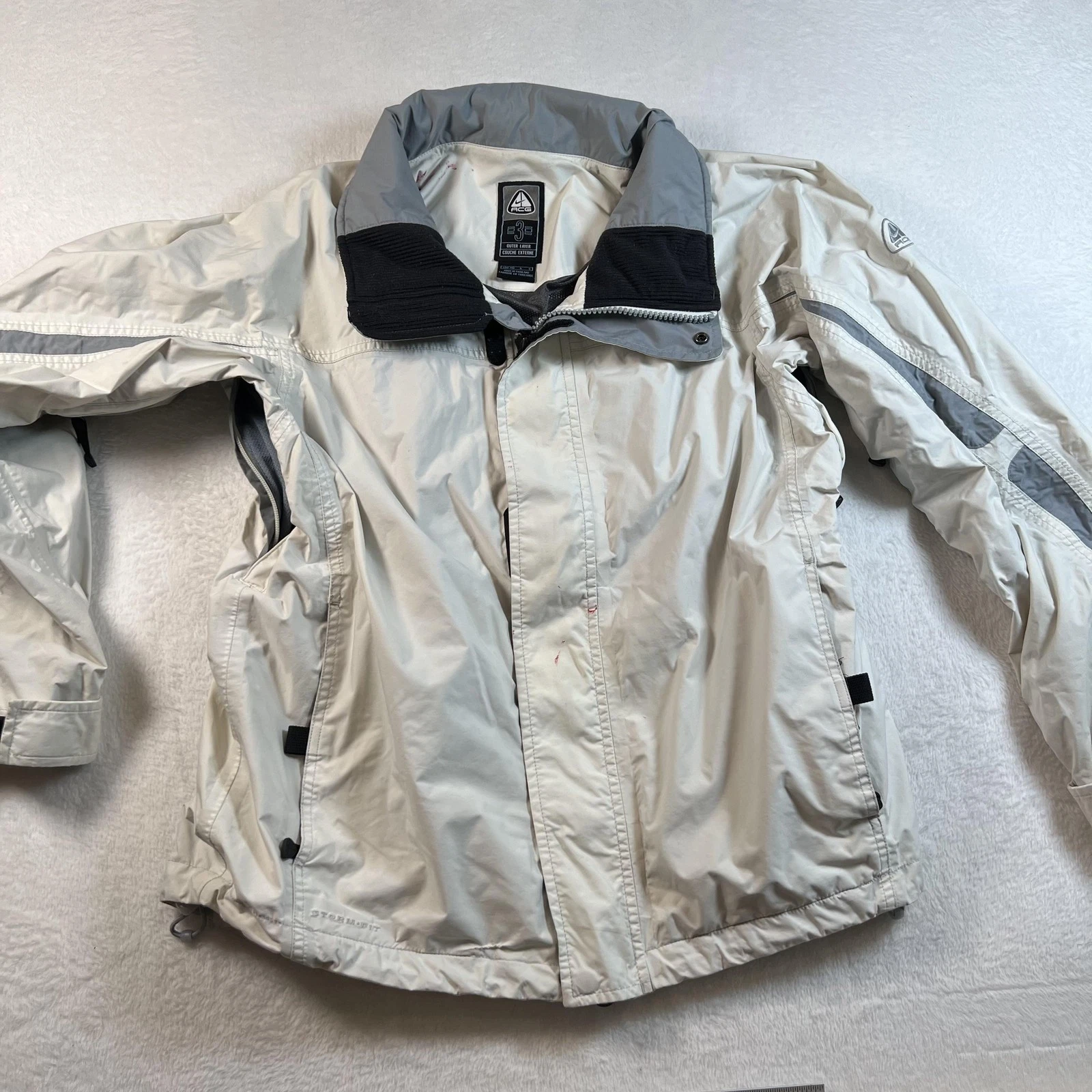 Nike ACG Storm-FIT Jacket Youth L 12-14 White Ski Snowboard Waterproof