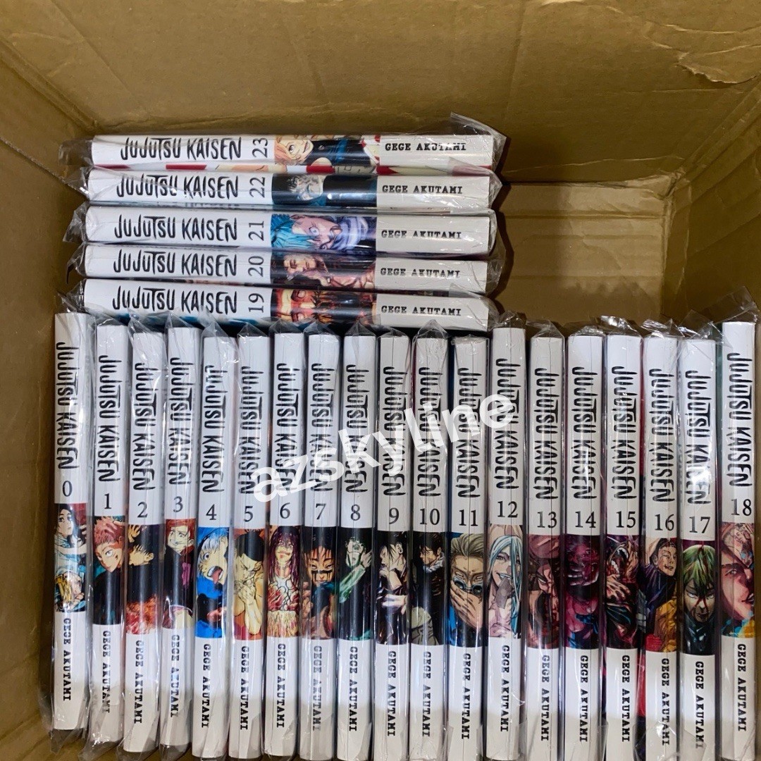 Jujutsu Kaisen Vol 0 - 30 Manga Inglés Conjunto Completo Cómics Gege Akutami Nuevo Precintado