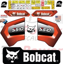 Fits Bobcat S510 Decal Kit Skid Steer / safety decals 3M VINYL / FREE SHIPPING