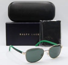 NEW POLO RALPH LAUREN PREP PP 9002 9425/71 GOLD GREEN AUTHENTIC SUNGLASSES 51-15