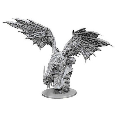 Pathfinder Battles Deep Cuts unbemalte Miniaturen (Wave 12.5): Silver Dragon
