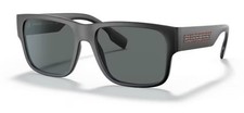 BURBERRY BE4358 346481 57mm Knight Matte Black Polarized Sunglasses
