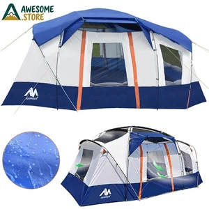 8-10 Personne Portable Camping Tente Waterproof Maison d'hébergement familiale avec/ Rainfly amovible