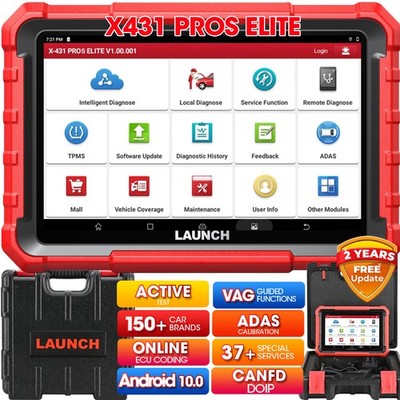 LAUNCH X431 PRO Elite PRO3S+ PAD OBD2 Diagnosegerät Auto Scanner Key Programmer