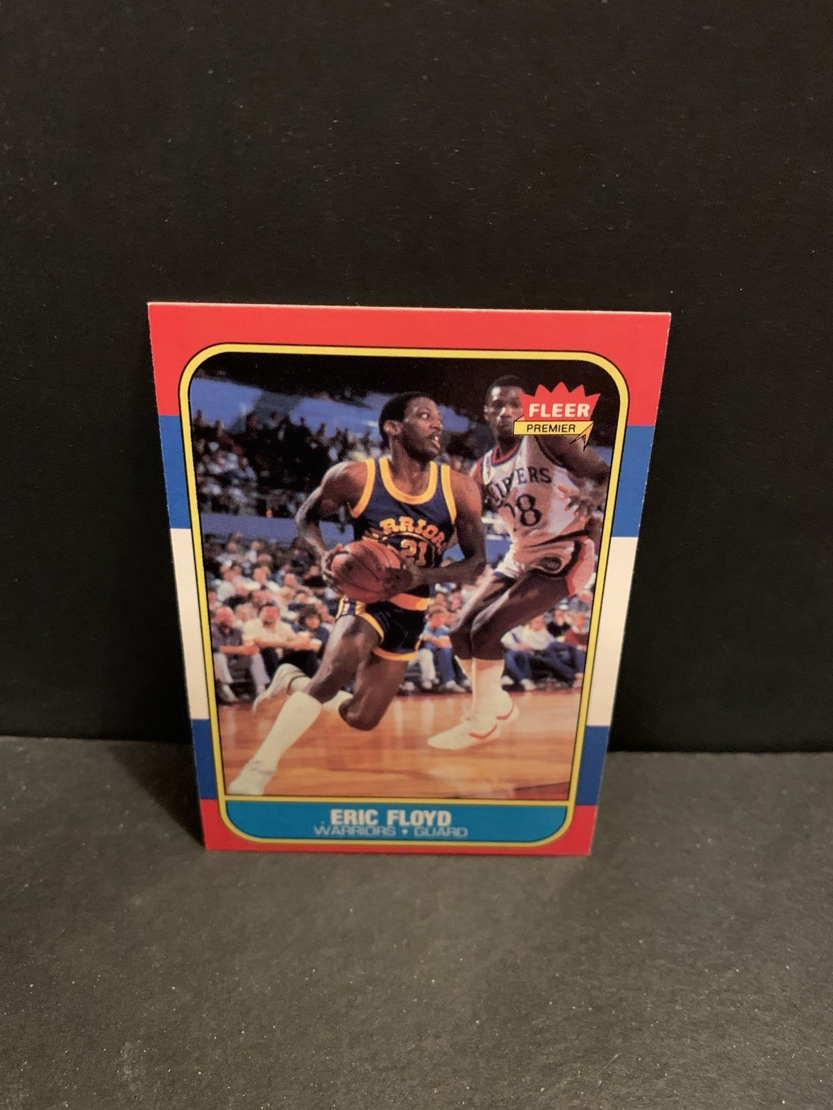 1986-87 Fleer Basketball Eric Floyd Card #34 Golden State Warriors