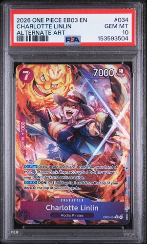 Charlotte Linlin (Alternate Art) graded PSA 10 for sale on eBay