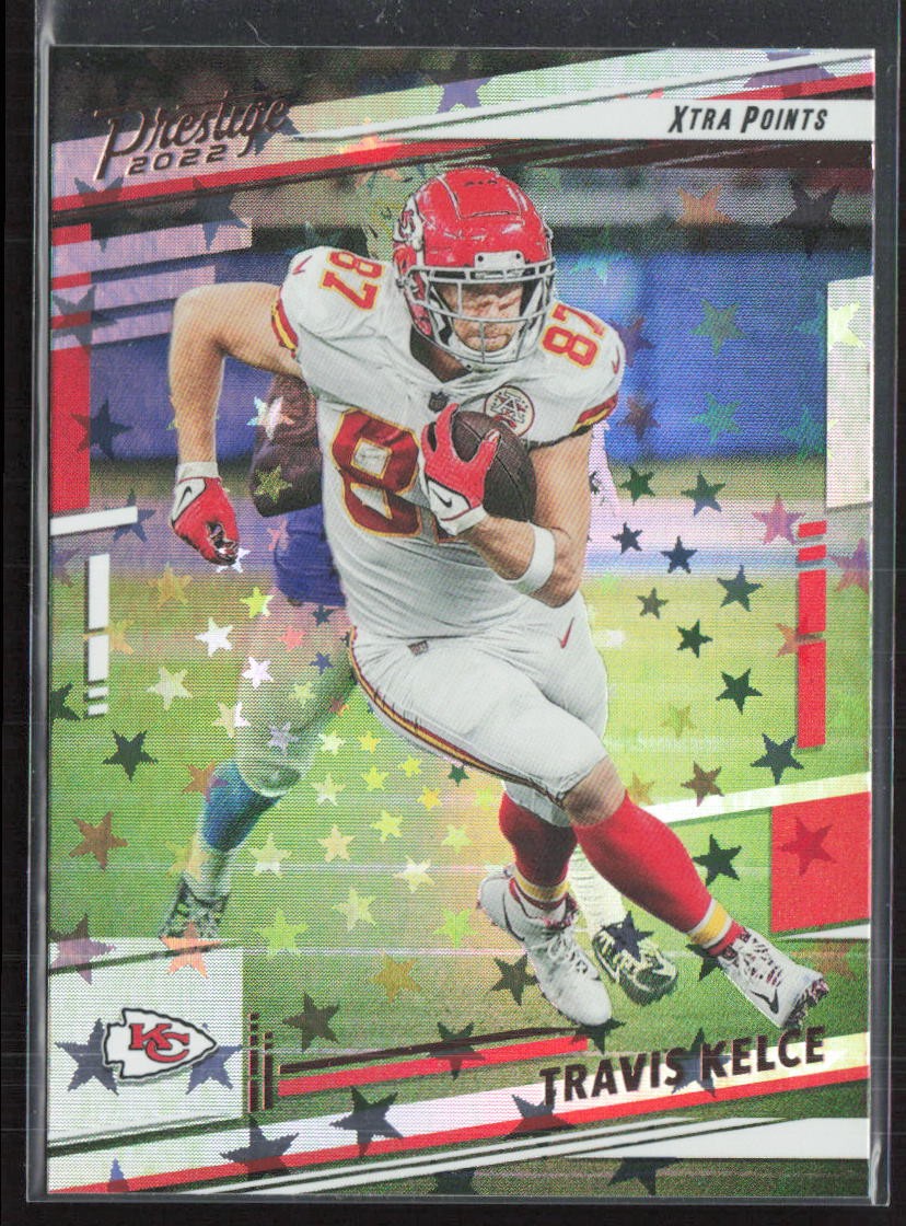 2022 Panini Prestige #146 Travis Kelce Xtra Points Astral Chiefs (C1)