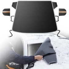  2026 Upgraded Car Windshield Cover for Ice and Snow 700D Waterproof Fabric 