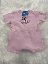 Vintage Little Big Dogs  Mommy  s little big dog  pink romper size 12-18m