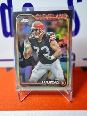Nfl Panini Trading Cards Joe Thomas 2024 REFRACTOR Topps #32, Browns
