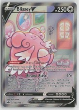 Blissey V (Alternate Full Art) Ultra Rare Holo SWSH06 183/198 NM