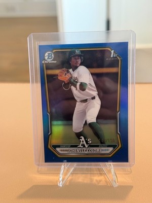 2026 Bowman Chrome Johenssy Colome 1st Bowman Blue Refractor /150 BCP-160