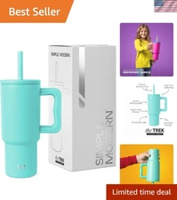 BPA Free Kids Travel Tumbler | 24 oz with Silicone Straw & Lid | Dishwasher Safe