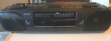 Sony CFS-W303 Radio Cassette-Corder Boombox AM/FM - NEW BELTS Tape Working