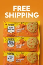 Nestle Pumpkin Spice Baking Morsels 3 Bags 9oz Each NEW Exp June 2026 