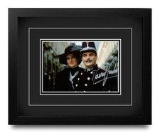 Sir David Suchet Signed 10x8 Framed Photo Display Autograph Hercule Poirot w/COA