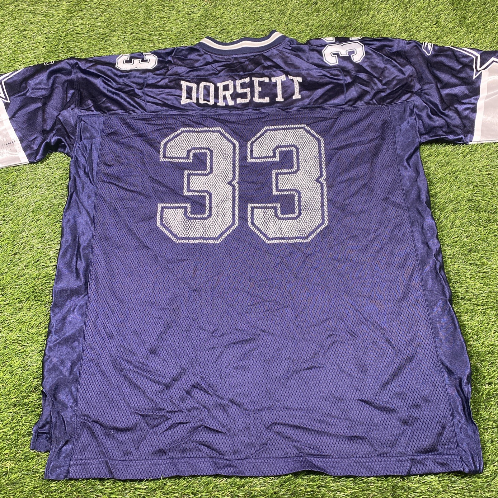 VTG Tony Dorsett Dallas Cowboys Reebok Jersey Mens 2xl Blue #33 thumbnail 12