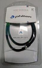 BRAND X30 Phiten Green/Black Titanium Necklace  SIZE: 22", 55cm