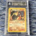 2000 Team Rocket 1st Edition Dark Charizard Holo Rare BGS 8.5 Pokémon Card
