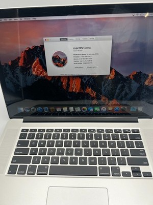 Apple MacBook Pro 15'' Retina Late 2013 2GHz Core i7 8GB 256GB Silver
