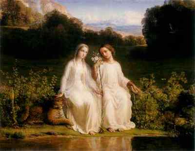 Janmot Louis Le Poeme De L Ame 11 Virginitas A4 Print