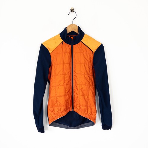 Giacca ciclismo Cafe Du Cycliste Leonie taglia S arancione navy isolata - Foto 10 di 18