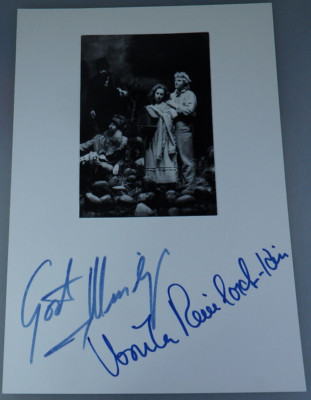 2 Autogramme Uraufführung ''Ein Engel kommt nach Babylon'' Zürich 1977 (109331)
