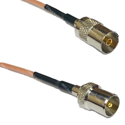 RG316 DVB TV Pal Female to DVB TV Pal Male RF Cable Rapid-SHIP LOT